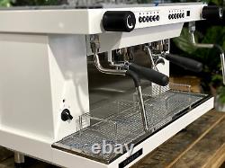 San Remo Zoe Competition High Cup 2 Group New White Espresso Coffee Machine Cafe