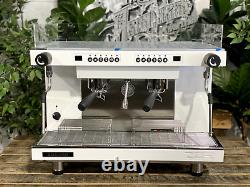San Remo Zoe Competition High Cup 2 Group New White Espresso Coffee Machine Cafe