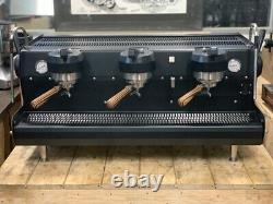 Synesso Cyncra 3 Group Custom Black Timber Handles Espresso Coffee Machine Cafe