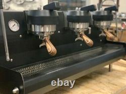 Synesso Cyncra 3 Group Custom Black Timber Handles Espresso Coffee Machine Cafe