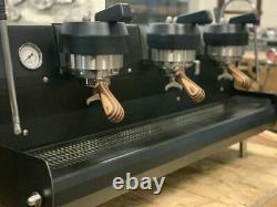 Synesso Cyncra 3 Group Custom Black Timber Handles Espresso Coffee Machine Cafe