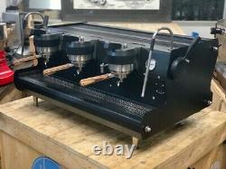 Synesso Cyncra 3 Group Custom Black Timber Handles Espresso Coffee Machine Cafe