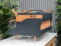 Synesso Mvp 2 Group Espresso Coffee Machine Custom Navy Blue & Brown Commercial