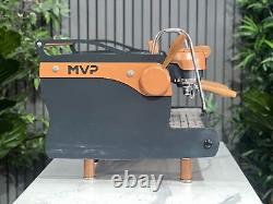 Synesso Mvp 2 Group Espresso Coffee Machine Custom Navy Blue & Brown Commercial