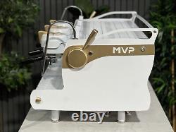 Synesso Mvp 3 Group Espresso Coffee Machine White & Gold Commercial Cafe Latte