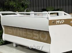 Synesso Mvp 3 Group Espresso Coffee Machine White & Gold Commercial Cafe Latte