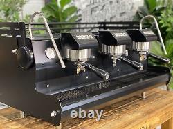 Synesso Sabre 3 Group Black Espresso Coffee Machine Commercial Cafe Bar Cart