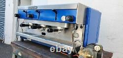 USED Rancilio Z9 3 Group Lever Style Semi Automatic Espresso Machine 220 V