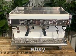 Unic DI Stella 2 Group White Espresso Coffee Machine Custom Commercial Cafe Bar