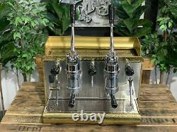 Victoria Arduino Athena Leva 2 Group Gold Espresso Coffee Machine Commercial Bar