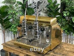 Victoria Arduino Athena Leva 2 Group Gold Espresso Coffee Machine Commercial Bar