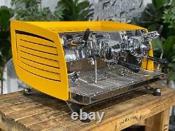 Victoria Arduino Black Eagle 2 Group Gravimetric Espresso Coffee Machine Yellow