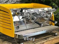 Victoria Arduino Black Eagle 2 Group Volumetric Espresso Coffee Machine Yellow