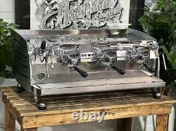 Victoria Arduino Black Eagle 3 Group Stainless Espresso Coffee Machine Barista