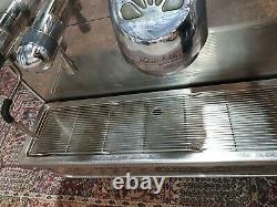 Victoria Arduino Coffee Machine Commercial Retro Silver Adonis Espresso 2 Group