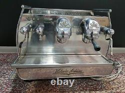 Victoria Arduino Coffee Machine Commercial Retro Silver Adonis Espresso 2 Group