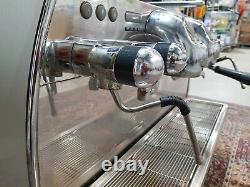 Victoria Arduino Coffee Machine Commercial Retro Silver Adonis Espresso 2 Group