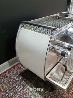 Victoria Arduino Coffee Machine Commercial Retro Silver Adonis Espresso 2 Group
