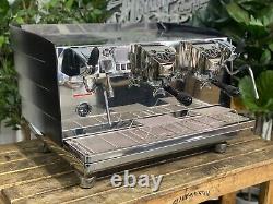 Victoria Arduino White Eagle 2 Group Black Espresso Coffee Machine Commercial