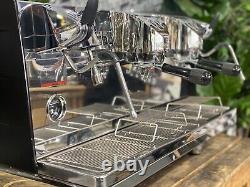 Victoria Arduino White Eagle 2 Group Black Espresso Coffee Machine Commercial