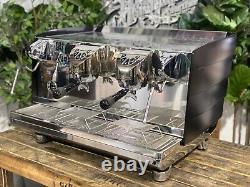 Victoria Arduino White Eagle 2 Group Black Espresso Coffee Machine Commercial