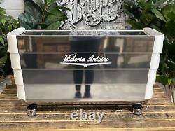 Victoria Arduino White Eagle 2 Group Espresso Coffee Machine White & Stainless