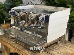 Victoria Arduino White Eagle 2 Group Espresso Coffee Machine White & Stainless