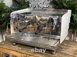 Victoria Arduino White Eagle 2 Group Espresso Coffee Machine White & Stainless