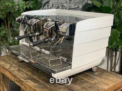 Victoria Arduino White Eagle 2 Group White Espresso Coffee Machine Commercial