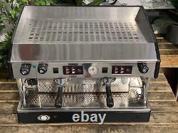 Wega Atlas 2 Group Black & Grey Espresso Coffee Machine Commercial Cafe Bar Cart