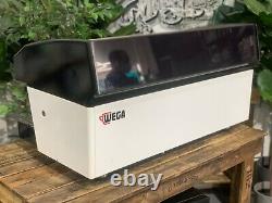 Wega Atlas 3 Group Black & White Espresso Coffee Machine Commercial Custom Cafe