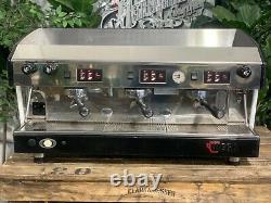 Wega Atlas 3 Group Black & White Espresso Coffee Machine Commercial Custom Cafe