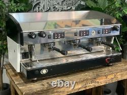 Wega Atlas 3 Group Black & White Espresso Coffee Machine Commercial Custom Cafe