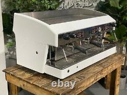 Wega Atlas 3 Group White Espresso Coffee Machine Commercial Cafe Barista Beans