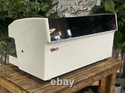 Wega Atlas 3 Group White Espresso Coffee Machine Commercial Cafe Barista Beans