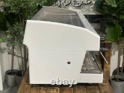 Wega Atlas 3 Group White Espresso Coffee Machine Commercial Cafe Barista Beans