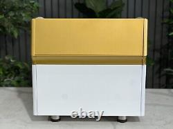 Wega Atlas Compact 2 Group Espresso Coffee Machine White & Gold Cafe Cart Van