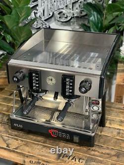 Wega Atlas Compact Evd 2 Group Black Espresso Coffee Machine Cart Commercial Bar