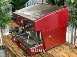 Wega Atlas Compact Evd 2 Group Red Espresso Coffee Machine Commercial Wholesale