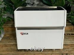 Wega Atlas Compact Evd 2 Group White Espresso Coffee Machine Commercial Cafe