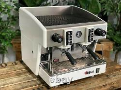 Wega Atlas Compact Evd 2 Group White Espresso Coffee Machine Commercial Cafe Bar