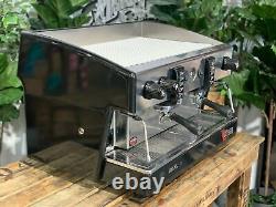 Wega Atlas Evd 2 Group Metallic Black Espresso Coffee Machine Commercial Cafe