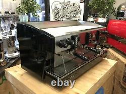 Wega Atlas Evd Black 3 Group Espresso Coffee Machine Commercial Cafe Office