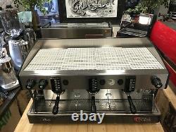 Wega Atlas Evd Black 3 Group Espresso Coffee Machine Commercial Cafe Office