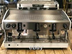 Wega Atlas Evd White 3 Group Espresso Coffee Machine Restaurant Cafe Latte Beans