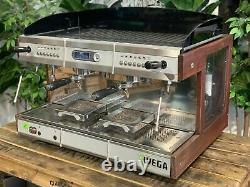 Wega Concept 2 Group Timber Espresso Coffee Machine Commercial Cafe Wholesale