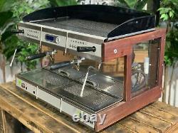 Wega Concept 2 Group Timber Espresso Coffee Machine Commercial Cafe Wholesale