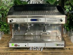 Wega Concept 2 Group Timber Espresso Coffee Machine Commercial Cafe Wholesale