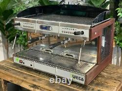 Wega Concept 2 Group Timber Espresso Coffee Machine Commercial Cafe Wholesale