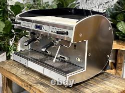 Wega Concept 2 Group White Espresso Coffee Machine Commercial Cafe Latte Bar
